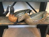 Blue Wing Teal Decoy Set by William ‘Bill’ Goenne of California - 2 of 6