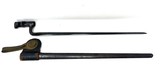 US Model 1873 Springfield Trapdoor Rifle Socket Bayonet, Scabbard, Frog and Hanger - 8 of 11