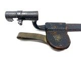 US Model 1873 Springfield Trapdoor Rifle Socket Bayonet, Scabbard, Frog and Hanger - 6 of 11