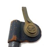 US Model 1873 Springfield Trapdoor Rifle Socket Bayonet, Scabbard, Frog and Hanger - 9 of 11