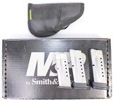 SMITH & WESSON M&P 9 SHIELD PERFORMANCE CENTER 9MM PISTOL 3-MAGS & HOLSTER - 6 of 6