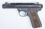 RUGER 22/45 LITE 22LR THREADED BARREL W/ RAIL WOOD GRIPS - 1 of 6