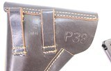MAUSER P38 BYF 44 9MM HOLSTER, 2-MAGS MATCHING VISIBLE #'S EXCELLENT CONDITION - 8 of 8