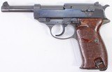 SCARCE WALTHER P38 AC 43 9MM LEATHER HOLSTER, 2-MAGS, MATCHING VISIBLE #'S