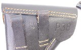 EXCELLENT SPREEWERK CYQ P38 9MM LEATHER HOLSTER, 2-MAGS, MATCHING VISIBLE NUMBERS - 8 of 8