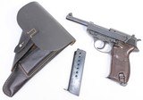 EXCELLENT SPREEWERK CYQ P38 9MM LEATHER HOLSTER, 2-MAGS, MATCHING VISIBLE NUMBERS - 7 of 8