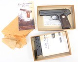 COLT 1903 HAMERLESS 32 ACP 1937 MFG DATE ORIGINAL BOX 2-MAGS & PAPERS - 7 of 8