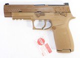 NEW SIG SAUER RARE P320 M17 COMMEMORATIVE #2790 9MM 4.7