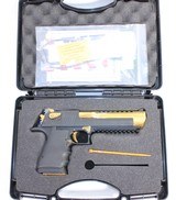 NEW MAGNUM RESEARCH DESERT EAGLE DE44 L6 44 MAGNUM GOLD / BLACK AL/TG 6