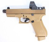 GLOCK 19X MOS THREADED BARREL 9MM 17+1 TRIJICON SRO BOX 2-MAGS - 1 of 7