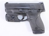 SMITH & WESSON M&P SHIELD 9 9MM W/ TLR-6 LIGHT/LASER HOLSTER BOX & 2-MAGS