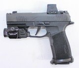SIG SAUER P365 X-MACRO COMPENSATED 9MM ROMEO-X SIGHT TLR-7X LIGHT BOX 2-MAGS