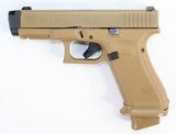 GLOCK 19X GEN 5 9MM COYOTE W/ GLOCK PERFORMANCE TRIGGER & RADIAN RAMJET / AFTERBURNER