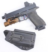 GLOCK 17 GEN 5 MOS 9MM THREADED HOLOSUN 508T-GR TIMNEY TRIGGER HYBRID STIPPLE - 7 of 7