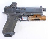 GLOCK 17 GEN 5 MOS 9MM THREADED HOLOSUN 508T-GR TIMNEY TRIGGER HYBRID STIPPLE - 2 of 7