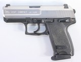 RARE HECKLER & KOCH USP COMPACT 40S&W STAINLESS STEEL SLIDE W/ BOX & 2-MAGS - 1 of 8