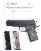 GUNCRAFTER INDUSTRIES CUSTOM 1911 NO NAME CCO 45 ACP 4.25