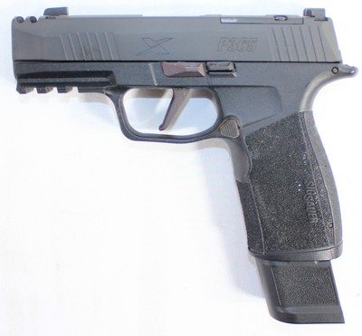 SIG SAUER P365 X MACRO COMP 9MM 3.1" BBL W/ BOX, HOLSTER & 3 MAGS