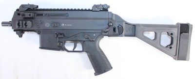 EXCELLENT B&T USA APC9K PRO 9MM 4.3" BBL W/ BOX 7-MAGS & SB FOLDING BRACE