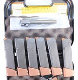 EXCELLENT GLOCK G34 GEN 3 TTI COMBAT MASTER COPPERHEAD 9MM W/ 7-MAGS TRIJICON RMR & BOX - Image 8 of 10