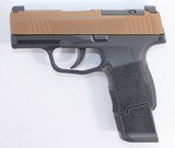 LNIB SIG SAUER P365 SNAKEBITE TWO-TONE 9MM 3.1