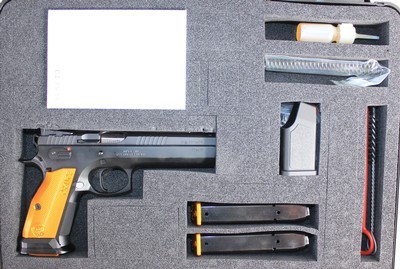 NEW RARE CZ-USA 75 TACTICAL SPORT ORANGE 9MM 5.4