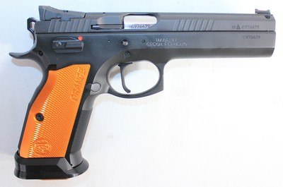 NEW RARE CZ-USA 75 TACTICAL SPORT ORANGE 9MM 5.4
