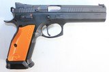 NEW RARE CZ-USA 75 TACTICAL SPORT ORANGE 9MM 5.4