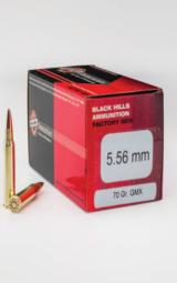 Black Hills 5.56mm 70gr Hornady GMX, 500-rd factory sealed case - 1 of 1