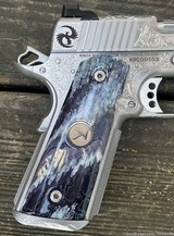 Kings River Custom 1911 .45ACP Level III Stainless-Engraved-Mammoth Ivory - 9 of 15