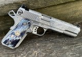 Kings River Custom 1911 .45ACP Level III Stainless-Engraved-Mammoth Ivory - 4 of 15