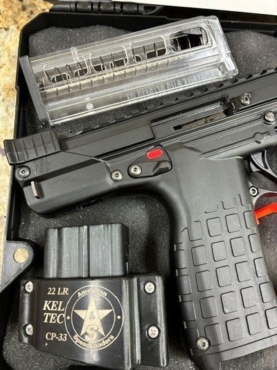 Kel-Tec CP33 22 Long Rifle 5.5in Black Pistol - 33+1 Rounds - Image 2 of 5