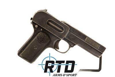Dreyse 1907 WW1 German officer pistol with holster and 2 mags - Image 2 of 7