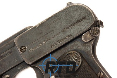 Dreyse 1907 WW1 German officer pistol with holster and 2 mags - Image 5 of 7