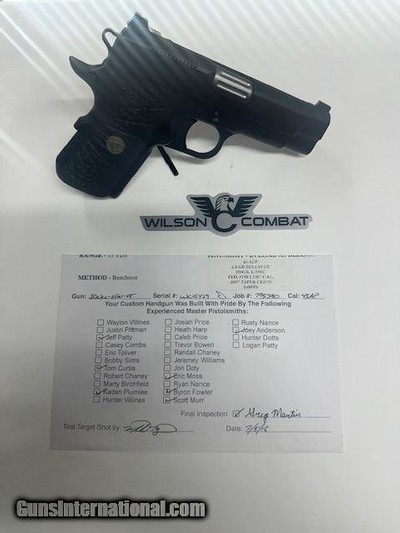 Wilson Combat Sentinel XL
4" 45 ACP