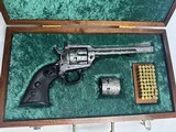 Colt New Frontier Hand Engraved .22 / .22 WMR Revolver with display box