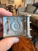 Two SS Belt Buckles; One is Officer's and one is EM's. - 4 of 5