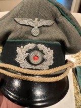 Gerrman Wehrmacht Offcier's Peaked Cap - 2 of 6