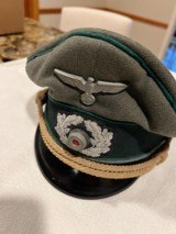 Gerrman Wehrmacht Offcier's Peaked Cap
