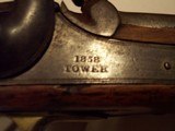 1858 Tower 2 Band Rifle / Musket, Short, Saddle / Sargent's Crown VR Smooth Bore, - 4 of 15