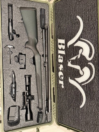 Blaser R8 Safari package 375 H&H & 300WM