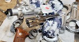 Beautiful Fired Once Nickel 8" 44 Mag Pistol with Scope