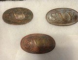 US SNY Civil War Cartridge Box-Belt-Buckles - 4 of 11