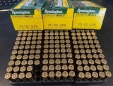 25-20 Win Remington Express Rifle Cartridges 86 grain SP 3 boxes: 148 cartridges - 1 of 2