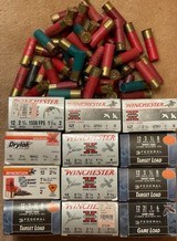 Mixed boxes (and loose) 12 gauge shotgun shells: 350 shells- primarily 2, 6, 7 1/2, and 8 shot. See pics for details! almost ALL is hi-brass. - 4 of 4