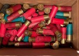 Mixed boxes (and loose) 12 gauge shotgun shells: 350 shells- primarily 2, 6, 7 1/2, and 8 shot. See pics for details! almost ALL is hi-brass. - 3 of 4