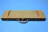 Vintage Brady style canvas and leather SxS shotgun case. - 1 of 11