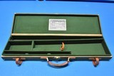 Vintage Brady style canvas and leather SxS shotgun case. - 2 of 11