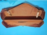 Absolutely Stunning, Westley Richards, Leather, 20 bore, Double Gun Motor Case, Suede interior and Canvas Cover. Fantastic Condition - 9 of 12