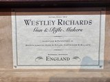 Absolutely Stunning, Westley Richards, Leather, 20 bore, Double Gun Motor Case, Suede interior and Canvas Cover. Fantastic Condition - 8 of 12
